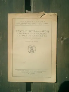 Sfanta Filoteia de la Arges Lamurirea unor probleme istorico-literare - D. R. Mazilu