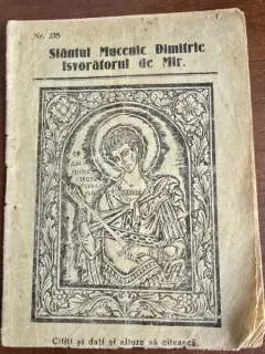 Sfantul Mucenic Dimitrie Isvoratorul de Mir