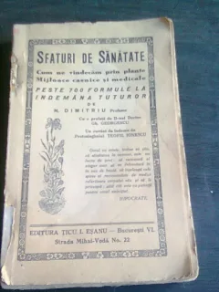 SFATURI DE SANATATE - N. DIMITRIU