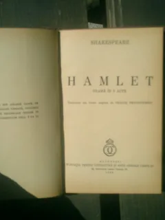 Shakespeare Hamlet drama in 5 acte - tradusa de Dragos Protopopescu