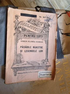 Simion Florea Marian - Pasarile noastre si legendele lor