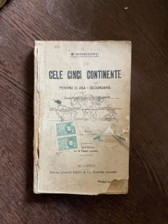Simion Mehedinti Cele cinci continente pentru clasa I-a secundara (1923)