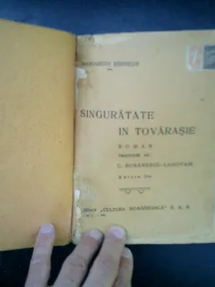 Singuratate in tovarasie - Margareth Kennedy