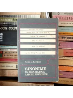 Sinonime in gramatica limbii engleze , Leon D. Levitchi , 1968