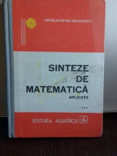 SINTEZE DE MATEMATICA - CATALIN PETRU NICOLESCU   VOL.3