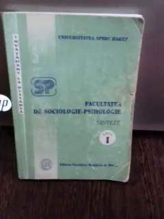 SINTEZE. FACULTATEA DE SOCIOLOGIE PSIHOLOGIE ANUL I INVATAMANT LA DISTANTA - CARMEN FURTUNA
