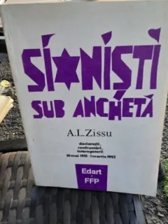 SIONISTI SUB ANCHETA de A.L. ZISSU , 1993