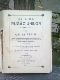 SLUJBA RUGACIUNILOR DE TOATE ZILELE SI CEI 12 PSALMI
