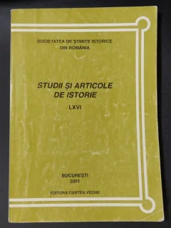 Societatea de Stiinte Istorice din Romania, Studii si articole de istorie, LXVI