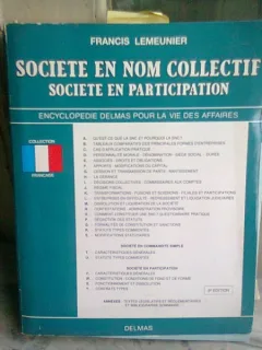 SOCIETE EN NOM COLLECTIF - FRANCIS LEMEUNIER  (CARTE IN LIMBA FRANCEZA)