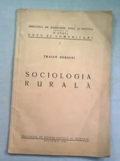 SOCIOLOGIA RURALA - TRAIAN HERSENI