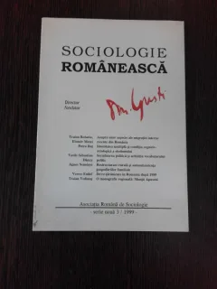 SOCIOLOGIE ROMANEASCA NR.3/1999 - D. GUSTI director fondator