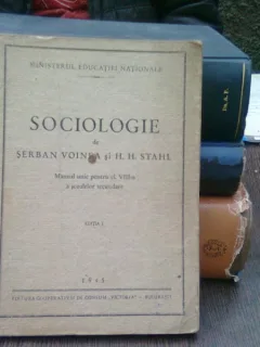 Sociologie - Serban Voinea   (manual pentru clasa a VIII-a a scolilor secundare)
