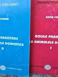 Sofia Coman  Bolile parazitare la animalele domestice (volumul1 și  2)