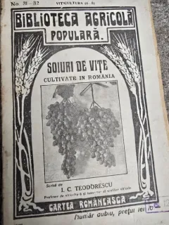 Soiuri de vite cultivate in Romania - I.C. Teodorescu