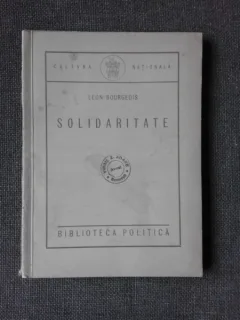 SOLIDARITATE - LEON BOURGEOIS