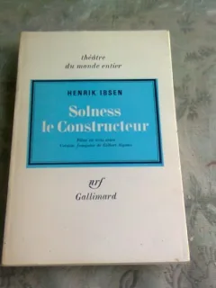 SOLNESS LE CONSTRUCTEUR - HENRIK IBSEN   (CARTE IN LIMBA FRANCEZA)