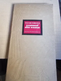Somnul din somn - Ana Blandiana  cu dedicatia autoarei pentru Virgil Ierunca si Monica Lovinescu