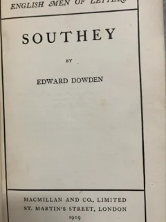 Southey - Edward Dowden