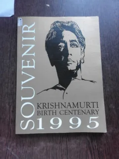 SOUVENIR 1995, KRISHNAMURTI CENTENARY  (CARTE IN LIMBA FRANCEZA)