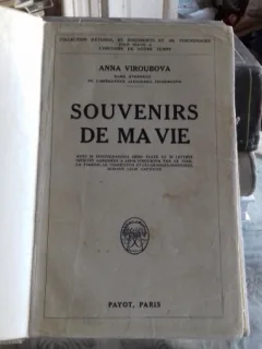 SOUVENIRS DE MA VIE - ANNA VIROUBOVA  (AMINTIRI DIN VIATA MEA)