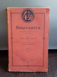 SOUVENIRS. ENFANCE, ADOLESCENCE, JEUNESSE - CONTE LEON TOLSTOI (AMINTIRI. COPILARIE, ADOLESCENTA, TINERETE)