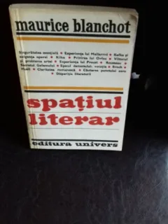 SPATIUL LITERAR - MAURICE BLANCHOT