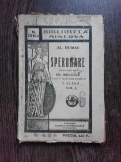 SPERONARE - AL. DUMAS VOL.I