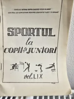 Sportul la Copii si Juniori Vol. LIX