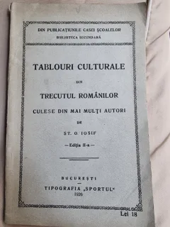 St. O. Iosif - Tablouri culturale din Trecutul Romanilor