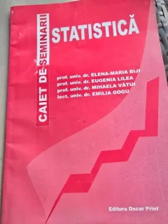 Statistica, caiet de seminarii - Elena Maria Biji