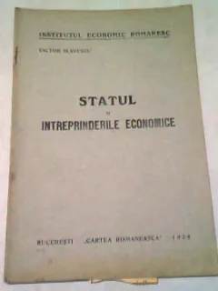 STATUL SI INTREPRINDERILE ECONOMICE - VICTOR SLAVESCU