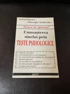 Stefan Popescu - Cunoasterea sinelui prin teste psihologice