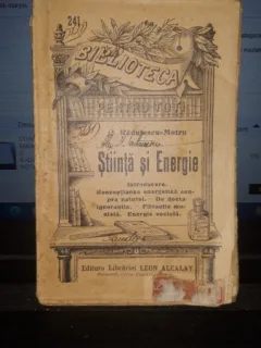 Stiinta si energie - C.Radulescu-Motru