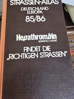 Strassen - Atlas Deutschland Europa 85/86