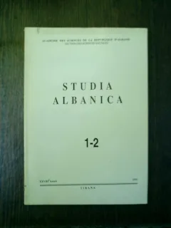 Studia albanica 1-2 XXVIIIe annee