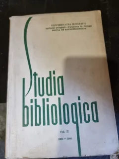 Studia Bibliologica Vol. II - Dan Simionescu, Corneliu Dima Dragan (cu semnatura Corneliu Dima Dragan)