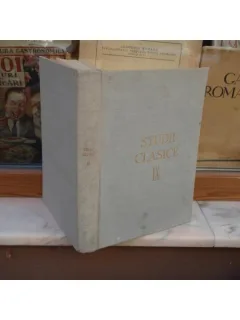 Studii clasice volumul IX , Al. Graur , 1967,CONTINE ARTICOL CONSTANTIN NOICA