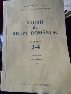 Studii de Drept Romanesc nr.3-4/1996