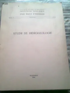 STUDII DE HIDROGEOLOGIE