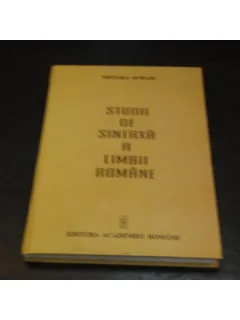 STUDII DE SINTAXA A LIMBII ROMANE - MIOARA AVRAM