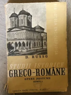 STUDII ISTORICE GRECO-ROMANE- D. RUSSO  tomul I