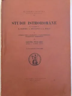 Studii istroromane - Sextil Puscariu