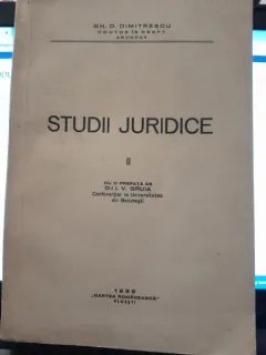 Studii juridice II - Gh. D. Dimitrescu