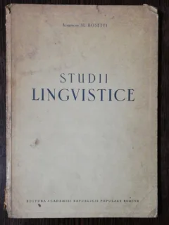 STUDII LINGVISTICE 0 AL.ROSETTI
