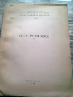 STUDII PEDOLOGICE IV