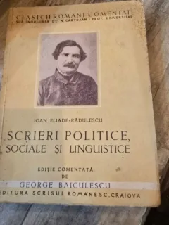 Studii politice, sociale si lingvistice - Ioan Eliade Radulescu