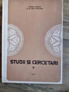 Studii si Cercetari de Etnografie si Arta Populara Vol 1