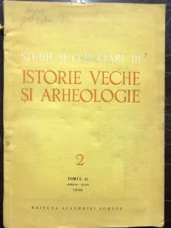 STUDII SI CERCETARI DE ISTORIE VECHE SI ARHEOLOGIE 2/1998