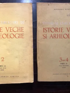 STUDII SI CERCETARI DE ISTORIE VECHE SI ARHEOLOGIE  NR.2,3-4/1990